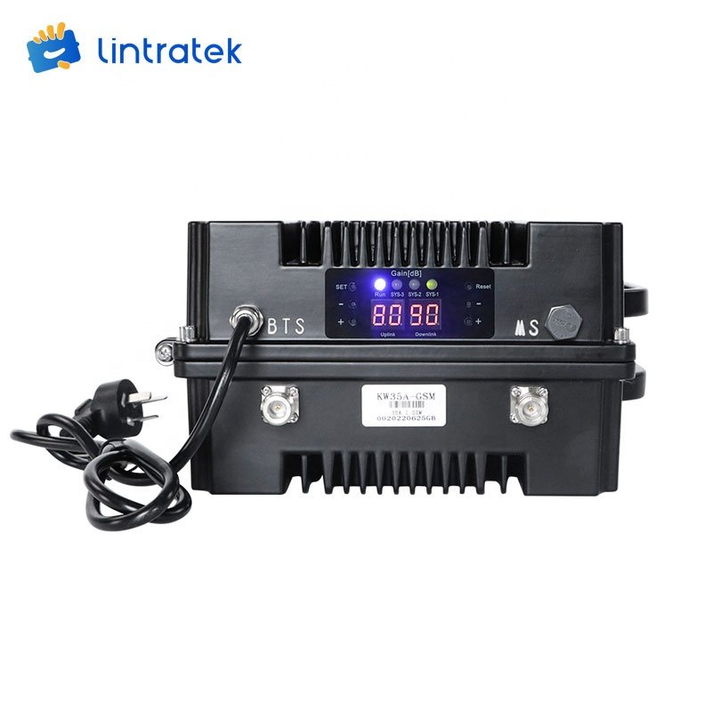 1KM 10KM Outdoor repeater 900 1800 2100 MHz Signal Repeater 2G 3G 4G 33dBm Island Booster 2W Engineering Use B1 3 B8 Amplifier